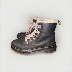 Dr. Martens COMBS Faux Shearling Lined Women’s Boots SZ UK 7/ US 9/ EU 41